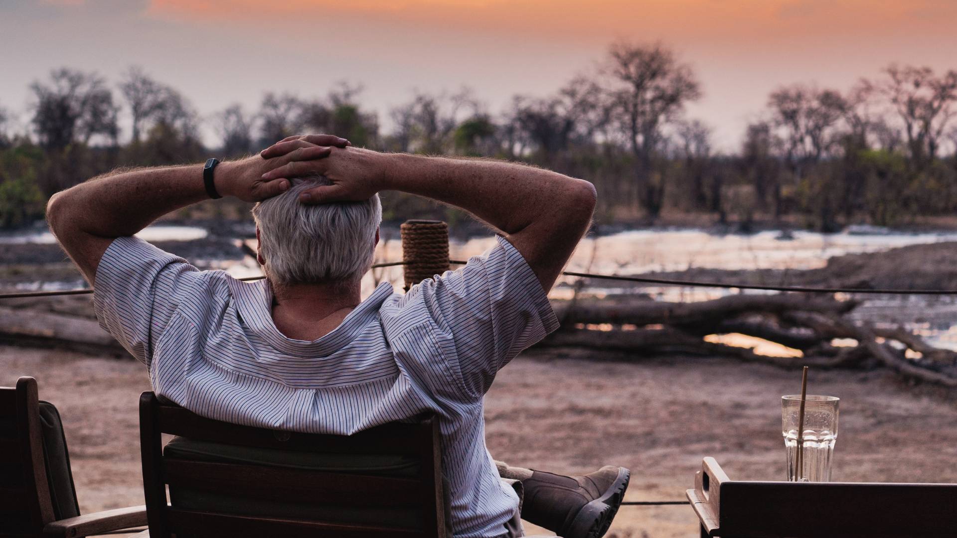 Camp Kuzuma, Armchair Game Viewing, Botswana